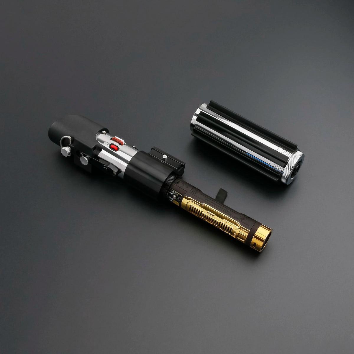 TXQSABER Lightsaber Neopixel Smooth Swing Light Sword Metal Handle LED Strip Blade Jedi Cosplay Christmas Gift Vader Replica