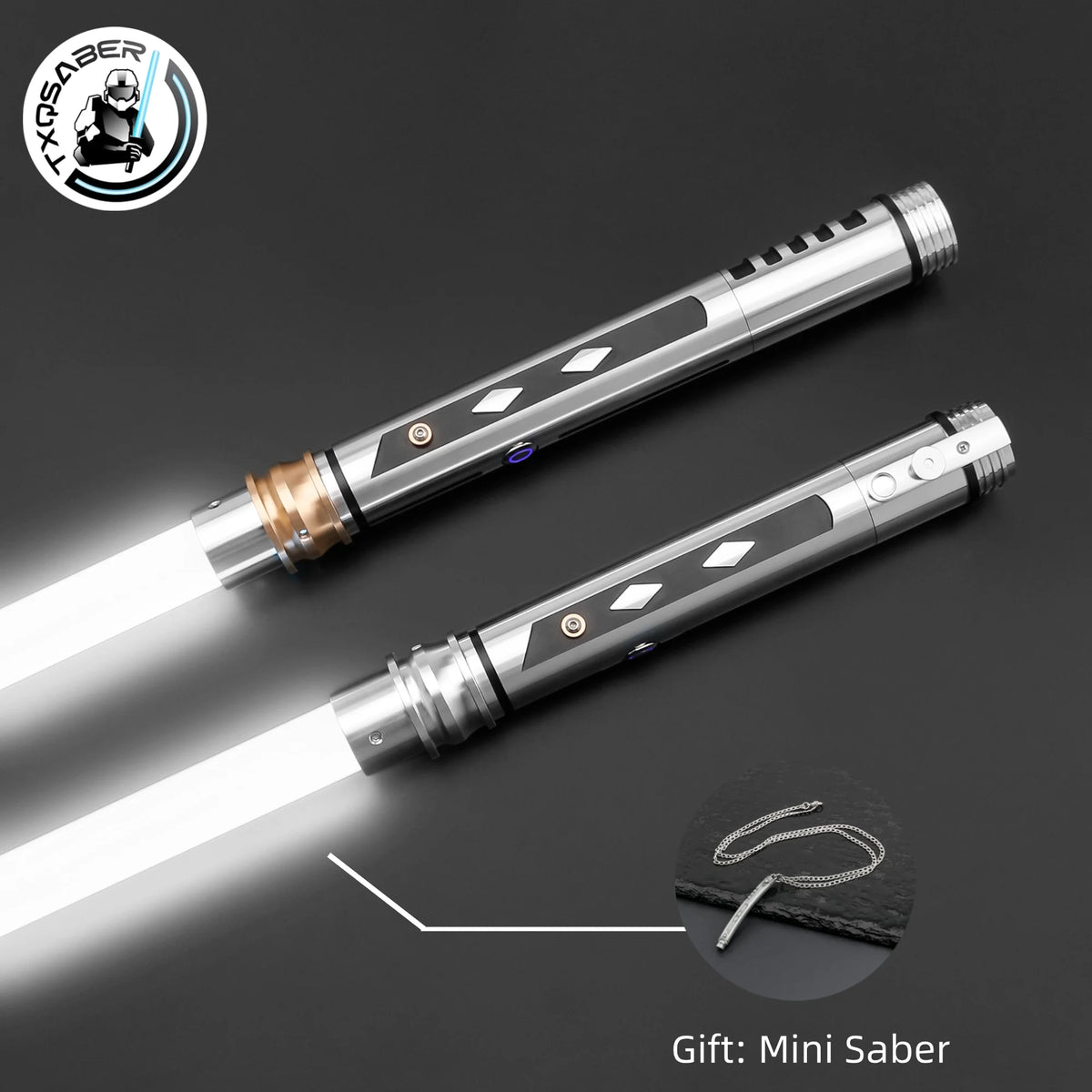 TXQSABER Special Edition Combat Smooth Swing Lightsaber Toys JEDI  Control Metal Hilt Blaster Cosplay Sword